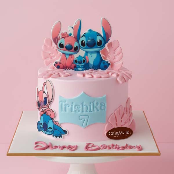 Angel Lilo & Stitch Birthday Cake