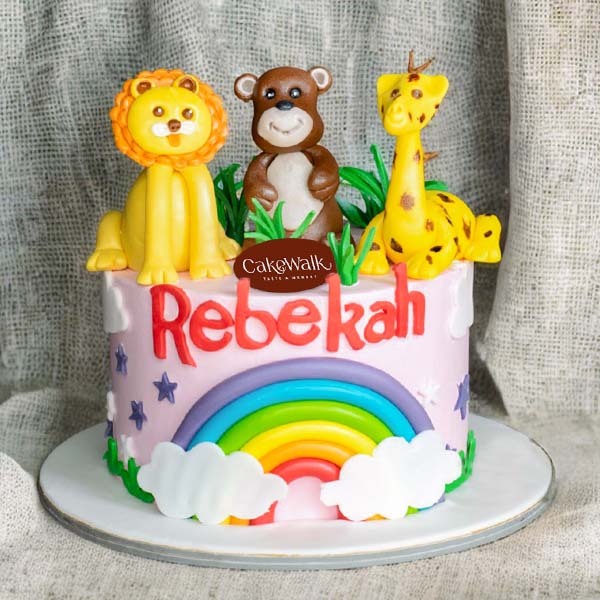 Animal Theme Cake-1