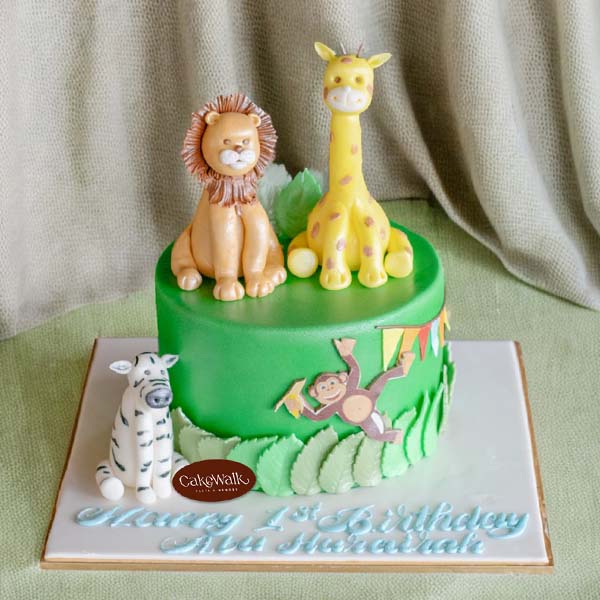 Animal Theme Cake-2