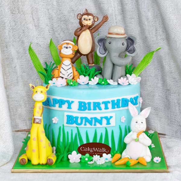 Animal Theme Cake