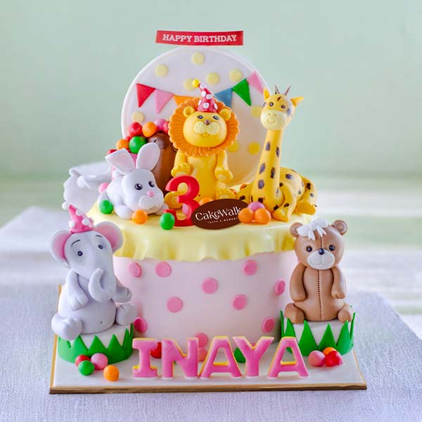 Animal Theme Cake-5