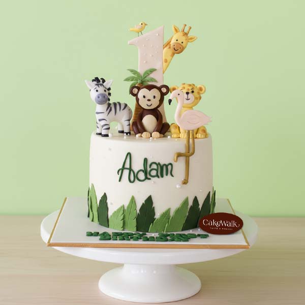 Animal Jungle Safari Cake