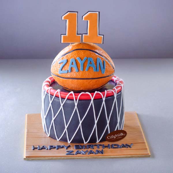 Basketball Hoop Cake