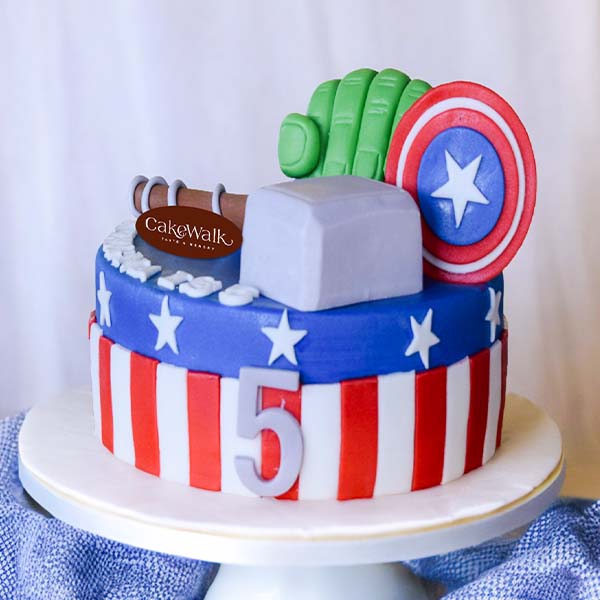 Captain America Cake