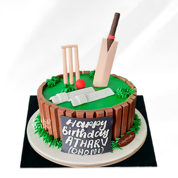 Kitkat Cricket Crunch Cake