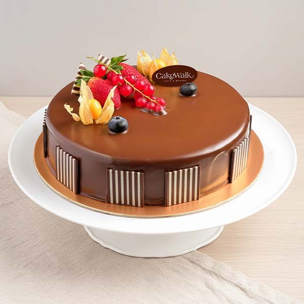 Eggless Belgian Chocolate Truffle Cake