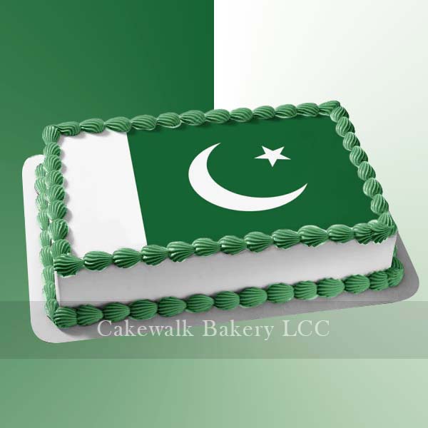 Pakistan National Day Cake-3