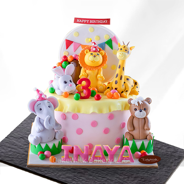 Animal Theme Cake-5