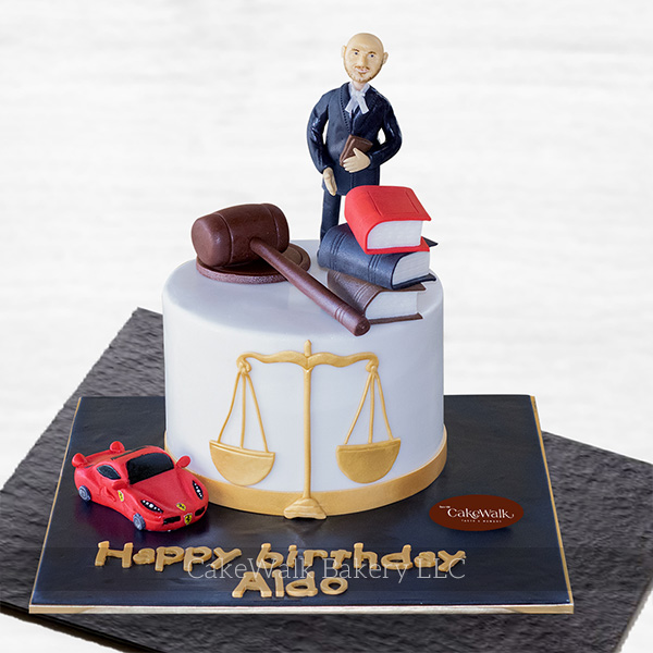 Lawyer Birthday Cake