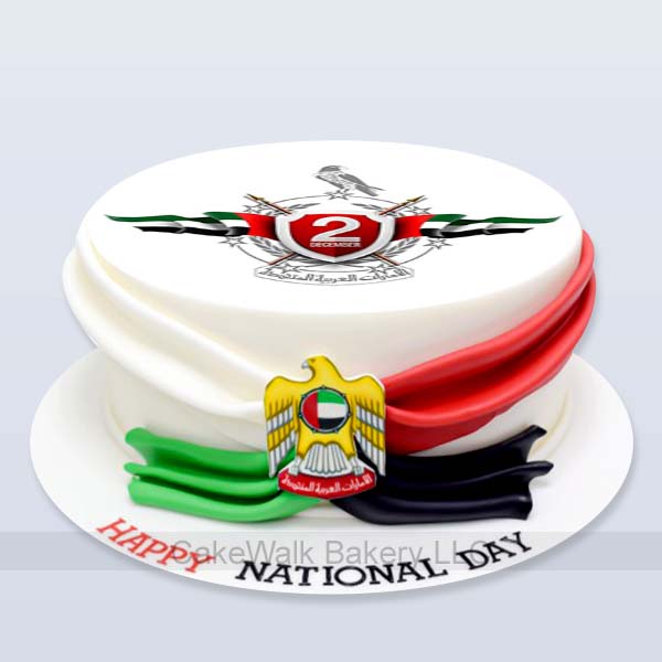 UAE National Day Monogram Cake
