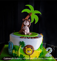 ANIMAL THEME Cake-3
