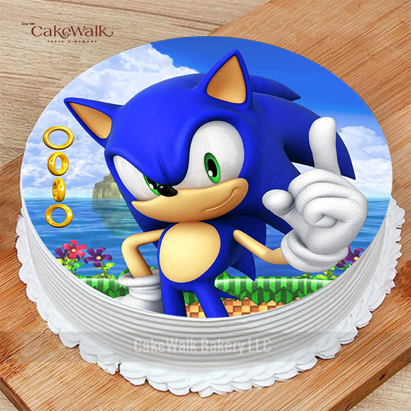 Super Sonic Photo Cake