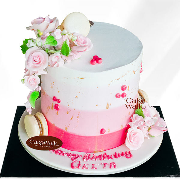 Pink Flower Cake
