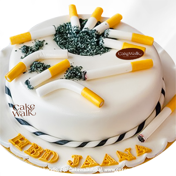 Cigarette / Smoker Theme cake