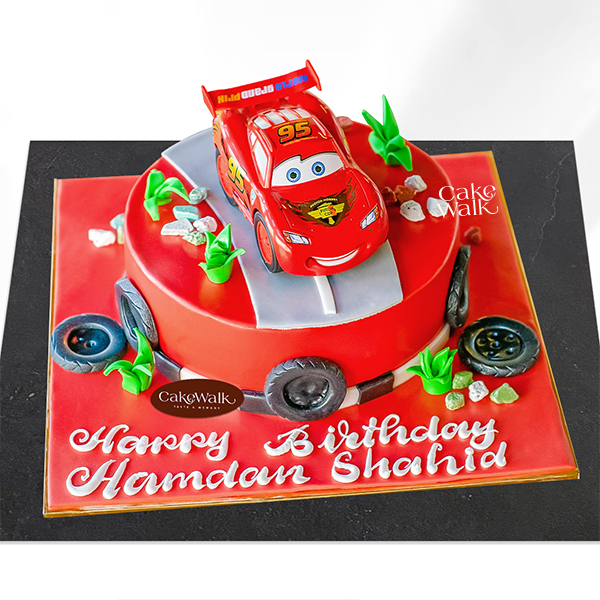 Lightning McQueen Car Cake