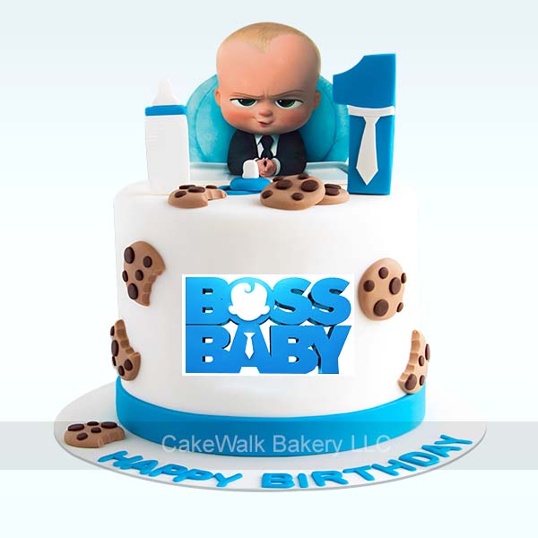Boss Baby Theme Cake