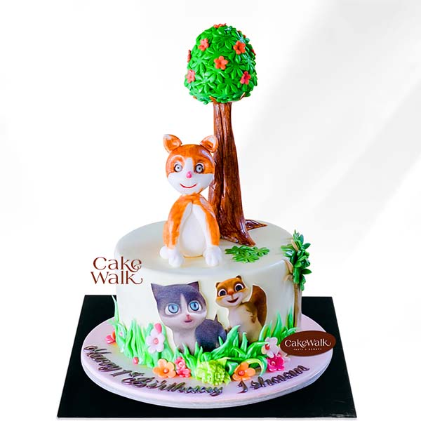 Kitty Cats Theme Cake