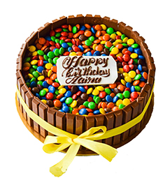 M&M CHOCOLATE CAKE