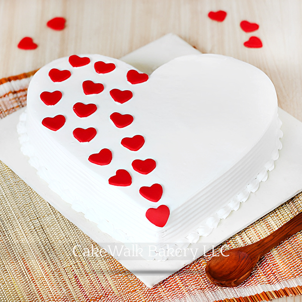 Red Mini Heart Shape Cake