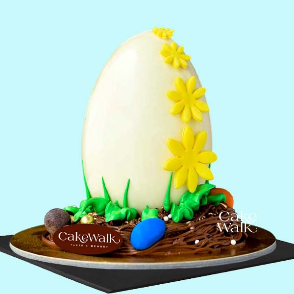 Easter White Chocolate Egg