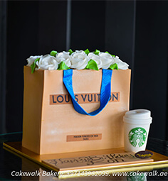 LV SHOPPING BAG Cake