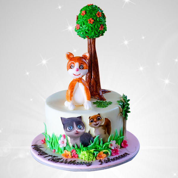 Kitty Cats Theme Cake