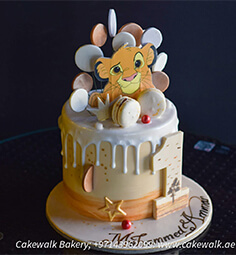 LION THEME CAKE