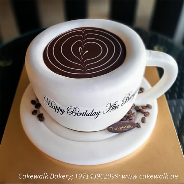 Premium Vector  Cake and coffee cup flat design vector illustration