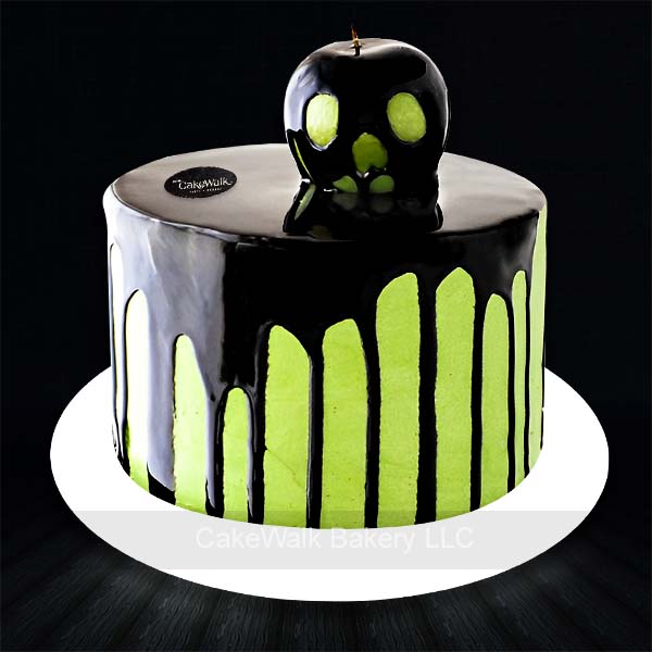 SPOOKY POISON APPLE CAKE - HALLOWEEN