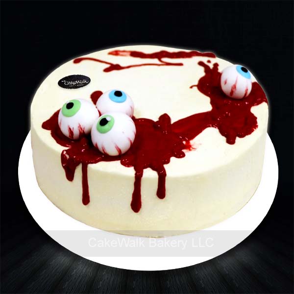 Spooky Eye Balls Halloween Cake