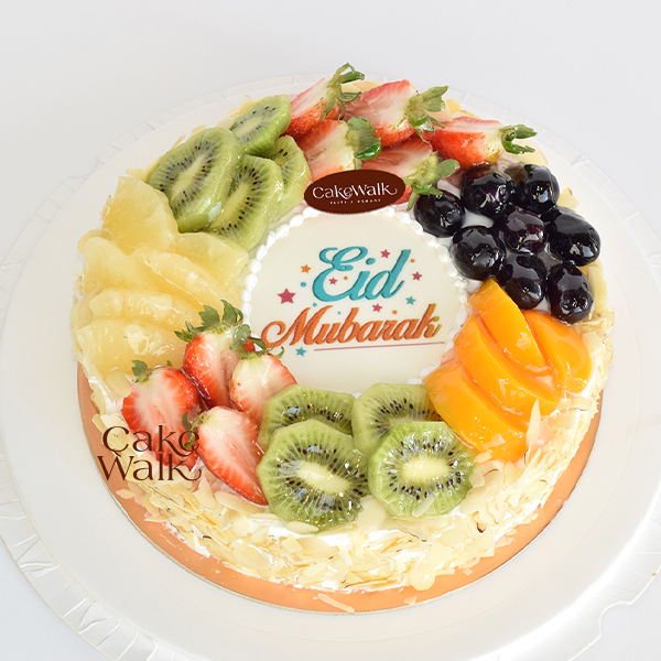 Eid Fresh Fruit Celebration Cake