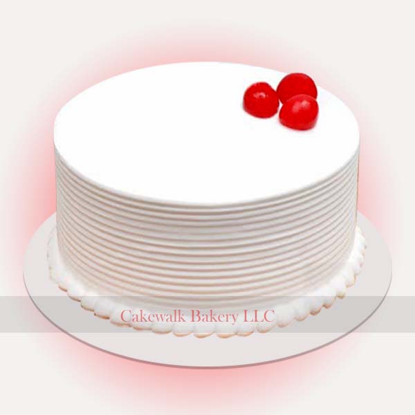 White Cake with Cream
