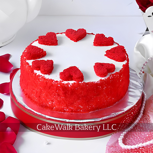 Mini Red Heart Classic Cake