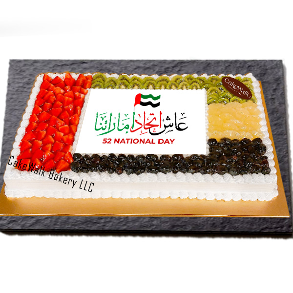 UAE NATIONAL DAY FRUIT CAKE