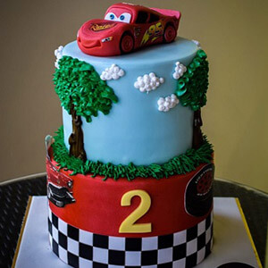 McQueen birthday cake 