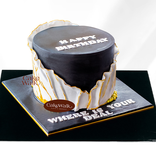 Black and Marble Cake