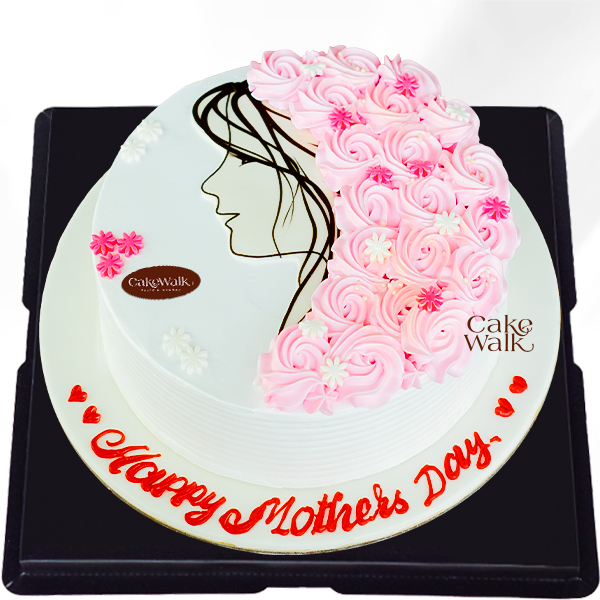 Mother's Day Sketch Theme Cake
