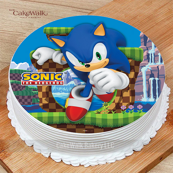 Super Sonic Photo Cake