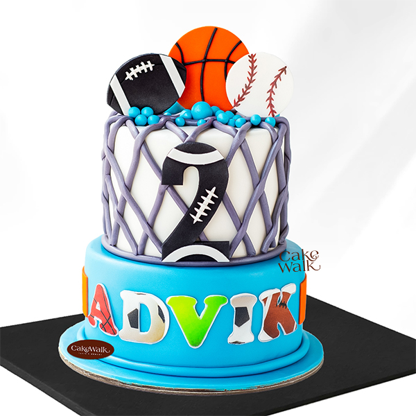 Basketball Cake -2 Tier
