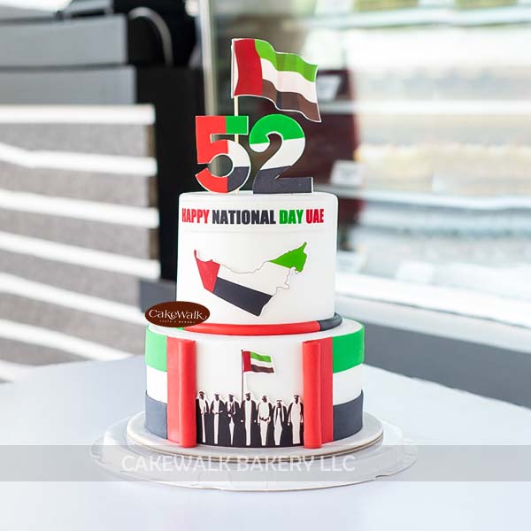 UAE NATIONAL DAY - 2 Tier Cake