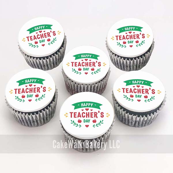 Happy Teachers Day Cupcakes