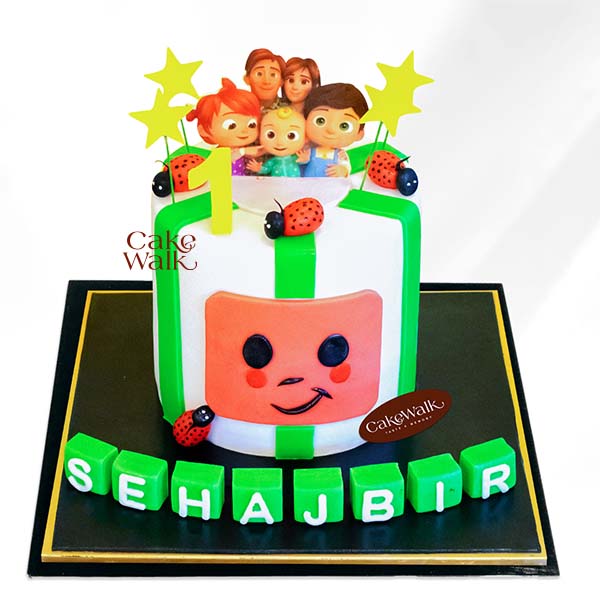 Cocomelon Theme Cake
