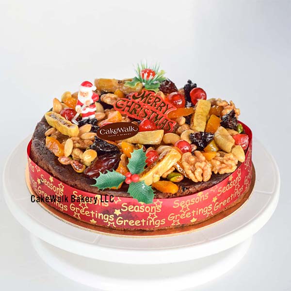 Special Plum Dry Fruit Cake - Christmas Deco