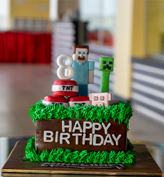 MINECRAFT THEME CAKE