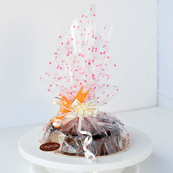 Rich Plum Cake  -Plain With Transparent Packing