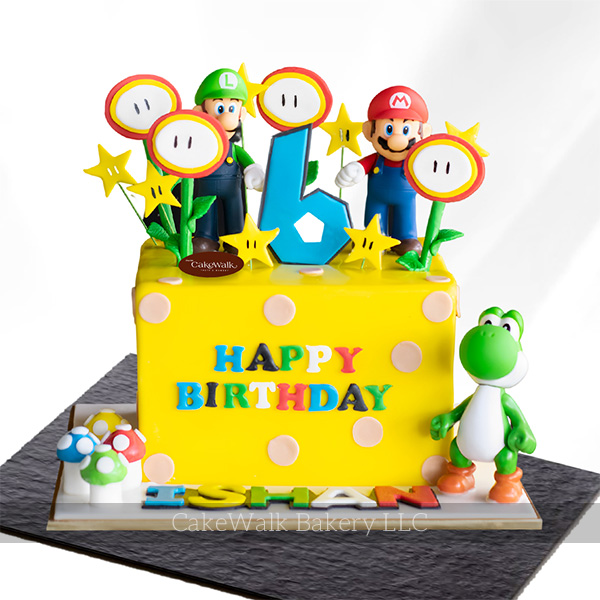 Super Mario Bros Theme Cake
