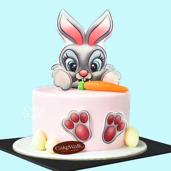 Easter Bunny Printed Cake