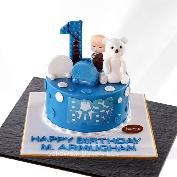 Boss Baby Theme Cake