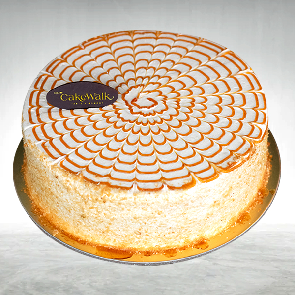 Eggless Butterscotch Marble Cake