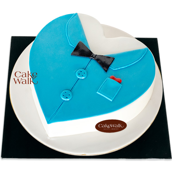 Father Day Heart Shape Cake